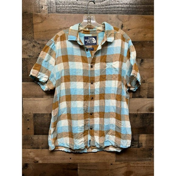 The North Face Men's Short Sleeve Button Up Size Large - Picture 1 of 4